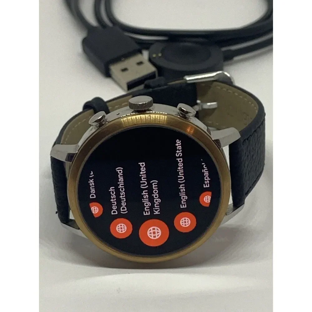 Fossil Gen 4 Authentic Digital Dial Smart Watch Custom Band FTW6016 QT486